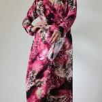 Long Sleeve Dress - Purple Print Ev..
