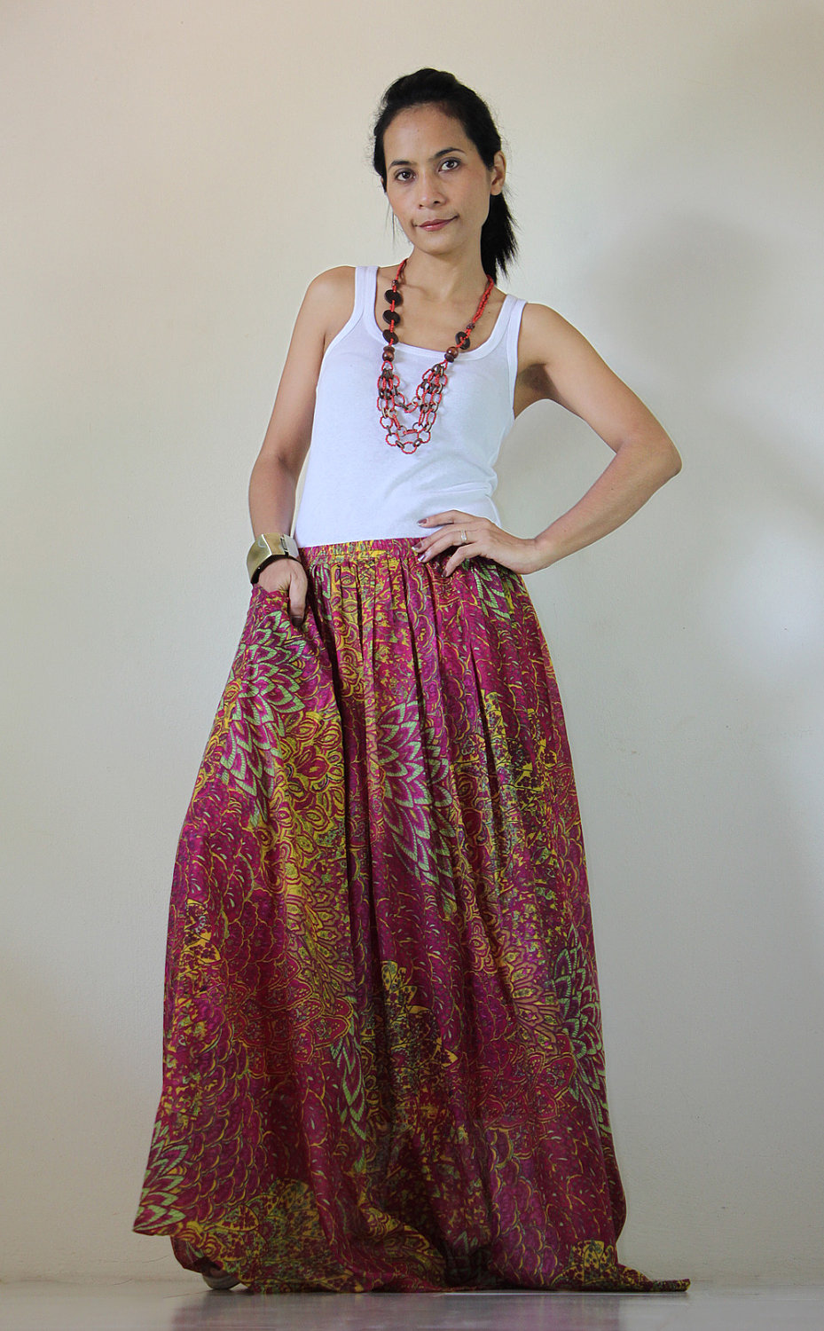 Peacock Maxi Skirt : Feel Good Collection Ii on Luulla