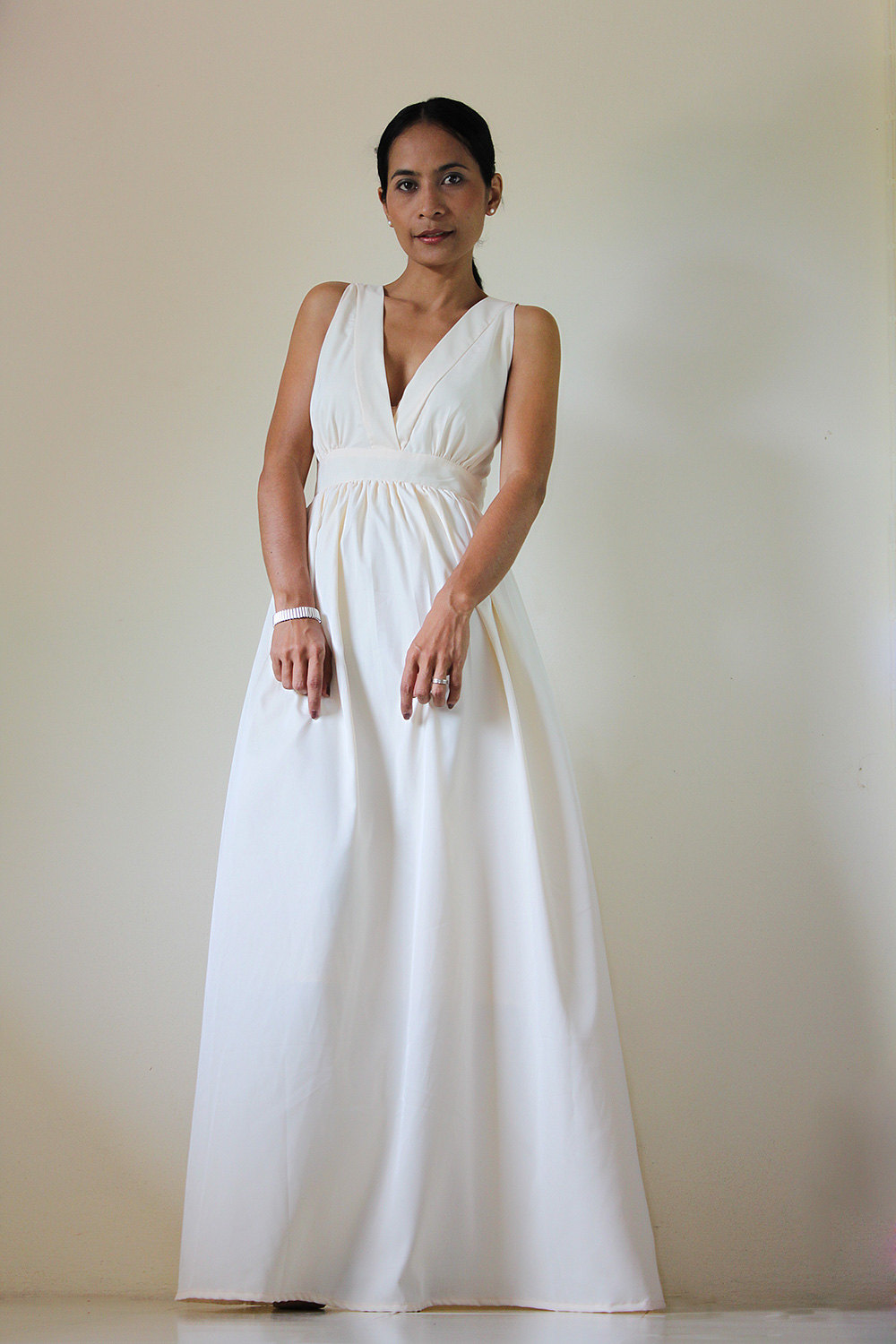 formal white maxi dress