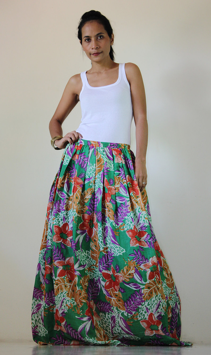Floral Maxi Skirt : Feel Good Collection II on Luulla