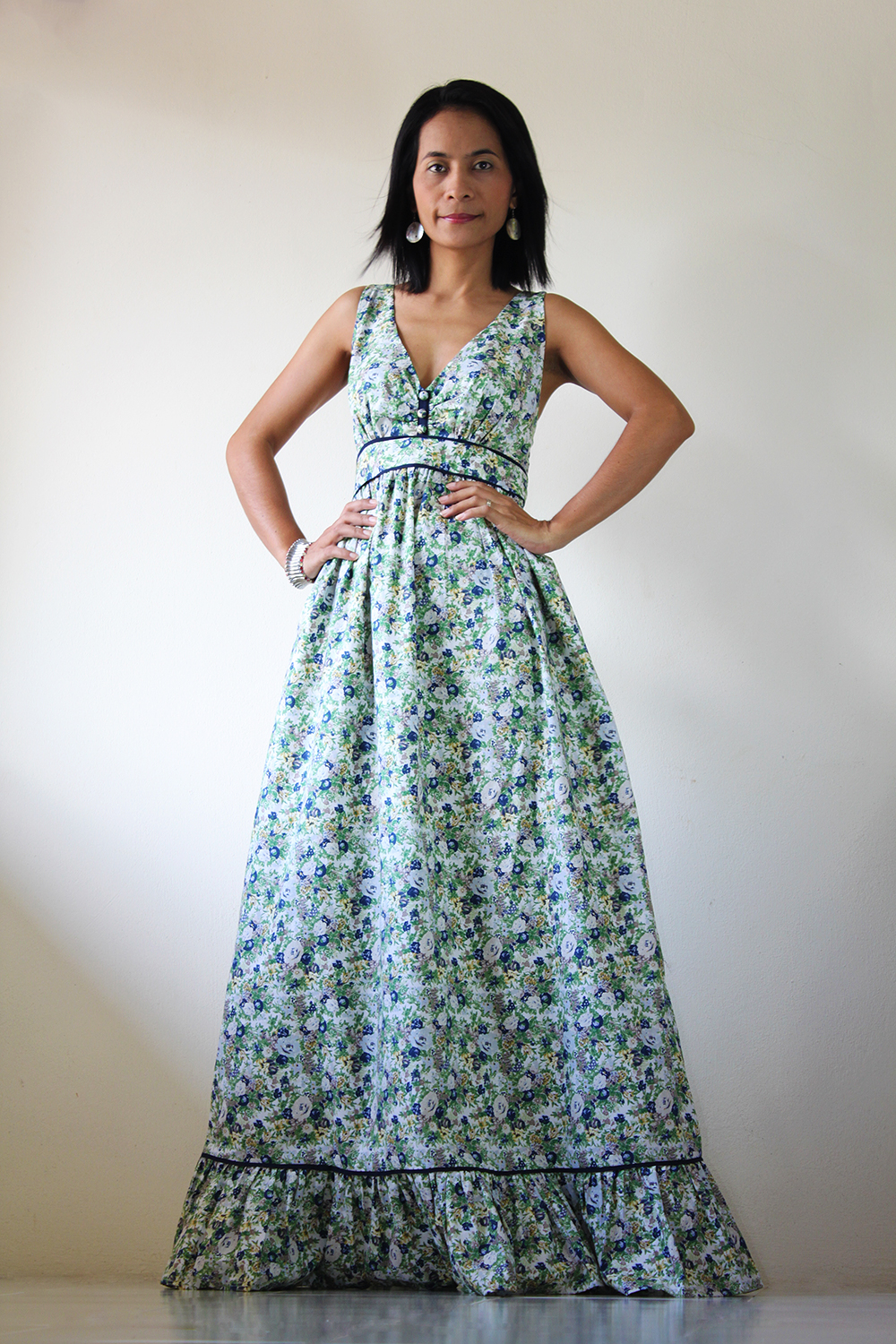 Floral Maxi Dress - Long Summer Dress : You Wear It Well Collection on ...