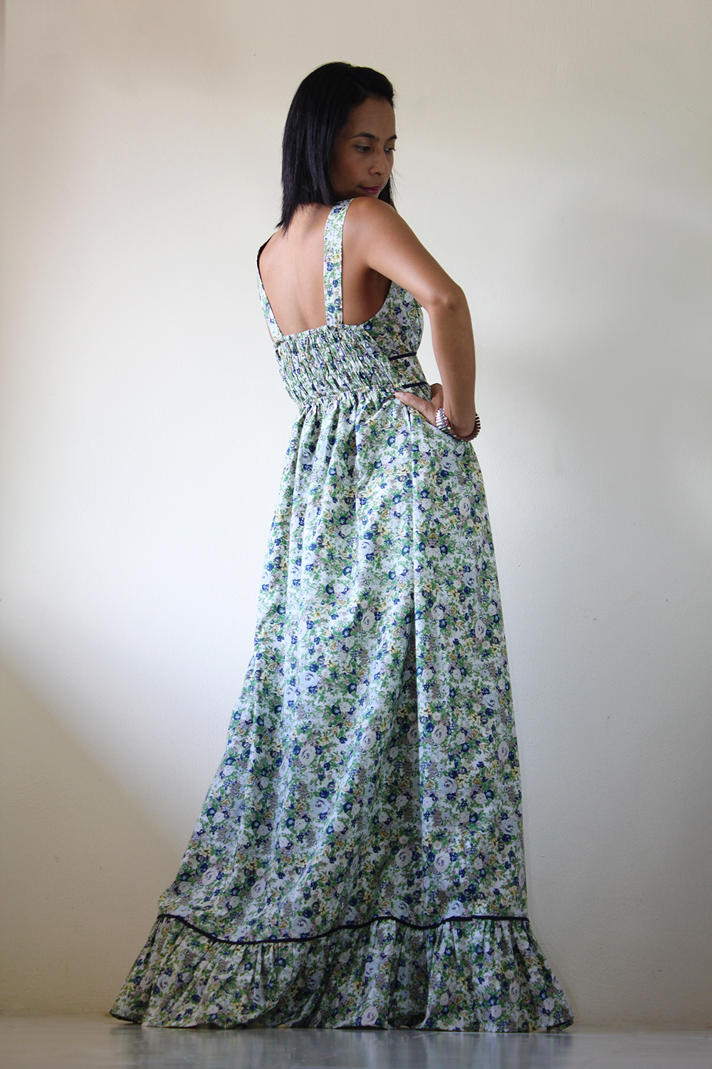 Floral Maxi Dress - Long Summer Dress : You Wear It Well Collection on ...